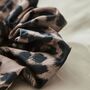 Personalised Large Leopard Print Satin Scrunchie, thumbnail 2 of 3