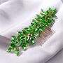 Bright Green Hair Comb, thumbnail 2 of 3