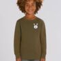 Childrens Organic Cotton Bunny Sweatshirt, thumbnail 7 of 11