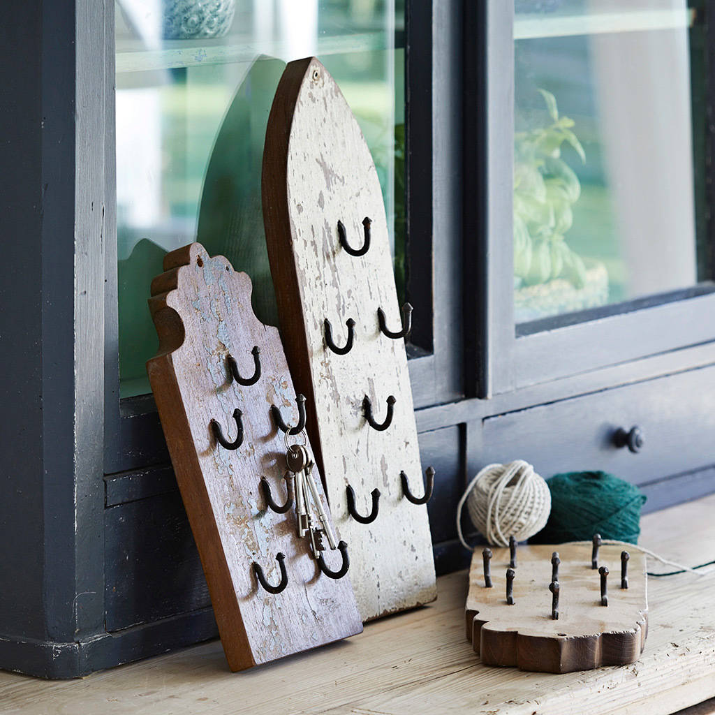 Wooden Key Hooks By Lovestruck Interiors