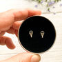 Sterling Silver Lightbulb Earrings In A Gift Tin, thumbnail 1 of 10