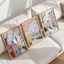 London Illustrated Posters Set Of Three – Big Ben, London Eye And Notting Hill, thumbnail 5 of 5