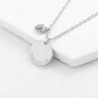 Personalised Heart And Disc Family Necklace, thumbnail 6 of 8