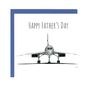 Happy Father's Day Aviation Concorde Greeting Card, thumbnail 2 of 6