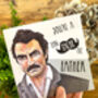 Tom Selleck Moustache Father's Day Card, thumbnail 2 of 3