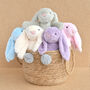Personalised Blue Baby Bunny, thumbnail 4 of 4