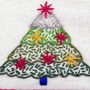 Oh Christmas Tree Festive Embroidery Kit, thumbnail 5 of 12