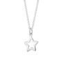 Open Star Necklace, Sterling Silver Or Gold Plated, thumbnail 8 of 10