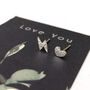Well Done Exam Sterling Silver Lightening Bolt And Heart Mismatched Earrings, thumbnail 3 of 12