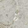 Symbol Of Love Claddagh Necklace In Silver, thumbnail 4 of 5