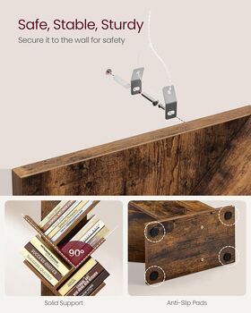 Eight Tier Tree Bookshelf Bookcase Shelving Unit, 5 of 7