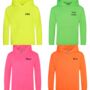 Personalised Children Adult Bold Neon Hoodie, thumbnail 2 of 7