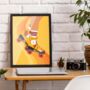 Retro Rollerblades Print, thumbnail 3 of 5