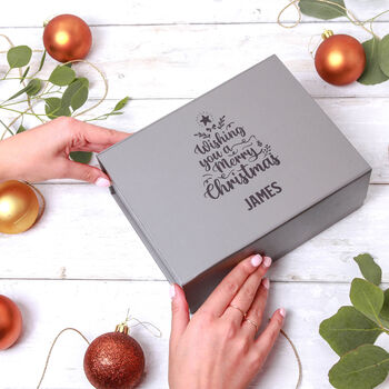 Wishing You A Merry Christmas Personalised Gift Box, 4 of 5