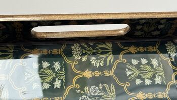 Wooden Serving Tray, Printed Square, 7 of 13