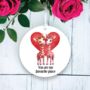 Personalised Giraffe Valentine's Couple Gift, thumbnail 1 of 2