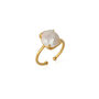 Natural Irregular Pearl Adjustable Sterling Silver Ring, thumbnail 8 of 8