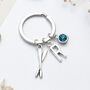 Rowing Oars Personalised Keyring Adventure Gift, thumbnail 1 of 10