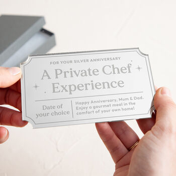 25th Anniversary Experience Voucher Keepsake, 2 of 3