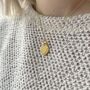 Yellow Gold ‘Mama’ Mini Heart Necklace, thumbnail 2 of 6