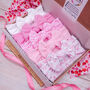 Pink And Hear Print Baby Bow Headband Bundle Gift Set, thumbnail 4 of 5