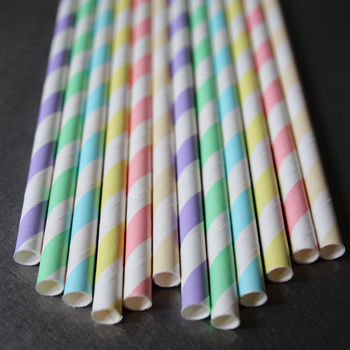 Striped Paper Straws, 2 of 6