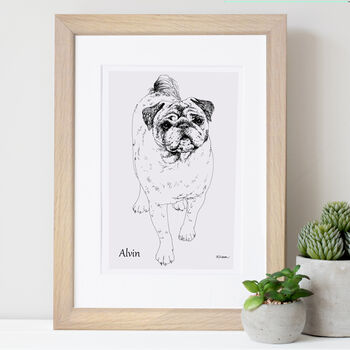 Personalised Dog Line Drawing, 8 of 10