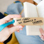 'Great Dads Get Promoted To Grandad' Gold Bookmark, thumbnail 2 of 9