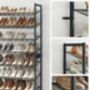 Stackable Shoe Rack With Adjustable Shelves, thumbnail 7 of 10