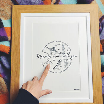 Memories With You Bespoke Print, 8 of 11