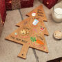 Personalised Tree Santa And Rudolph Christmas Eve Board, thumbnail 1 of 3