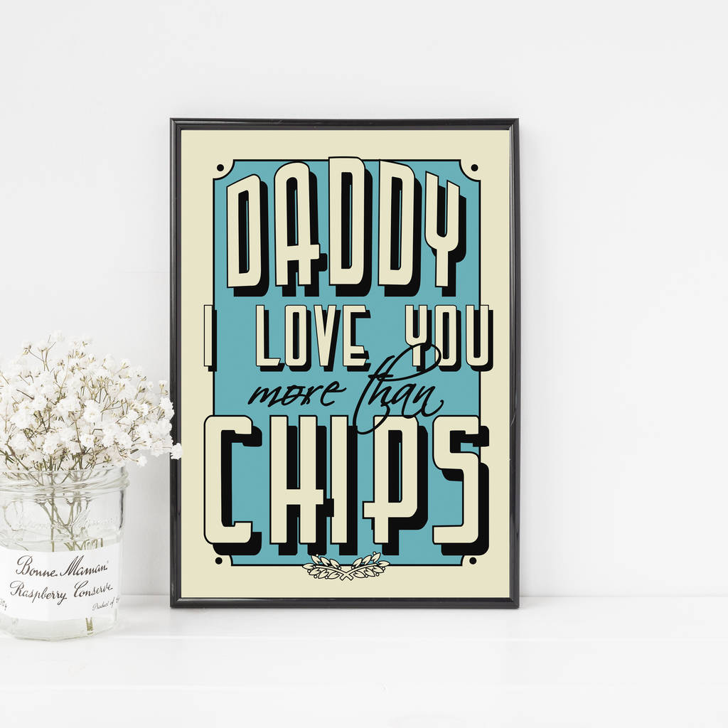 Personalised Gift For Daddy, I Love You More Than, 1 of 8