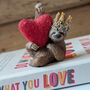 Personalised Valentine Party Animal Sloth Cake Topper, thumbnail 1 of 6