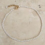 Kira Seed Pearl Anklet, thumbnail 2 of 3