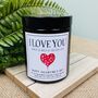 Personalised Golf Lover Valentines Candle, thumbnail 1 of 5