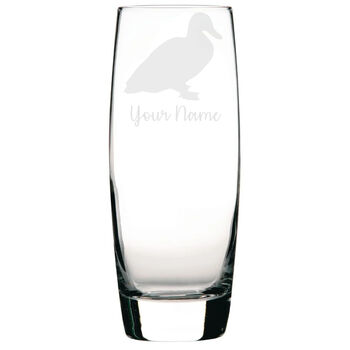Personalised Duck Engraved Glass, 2 of 5