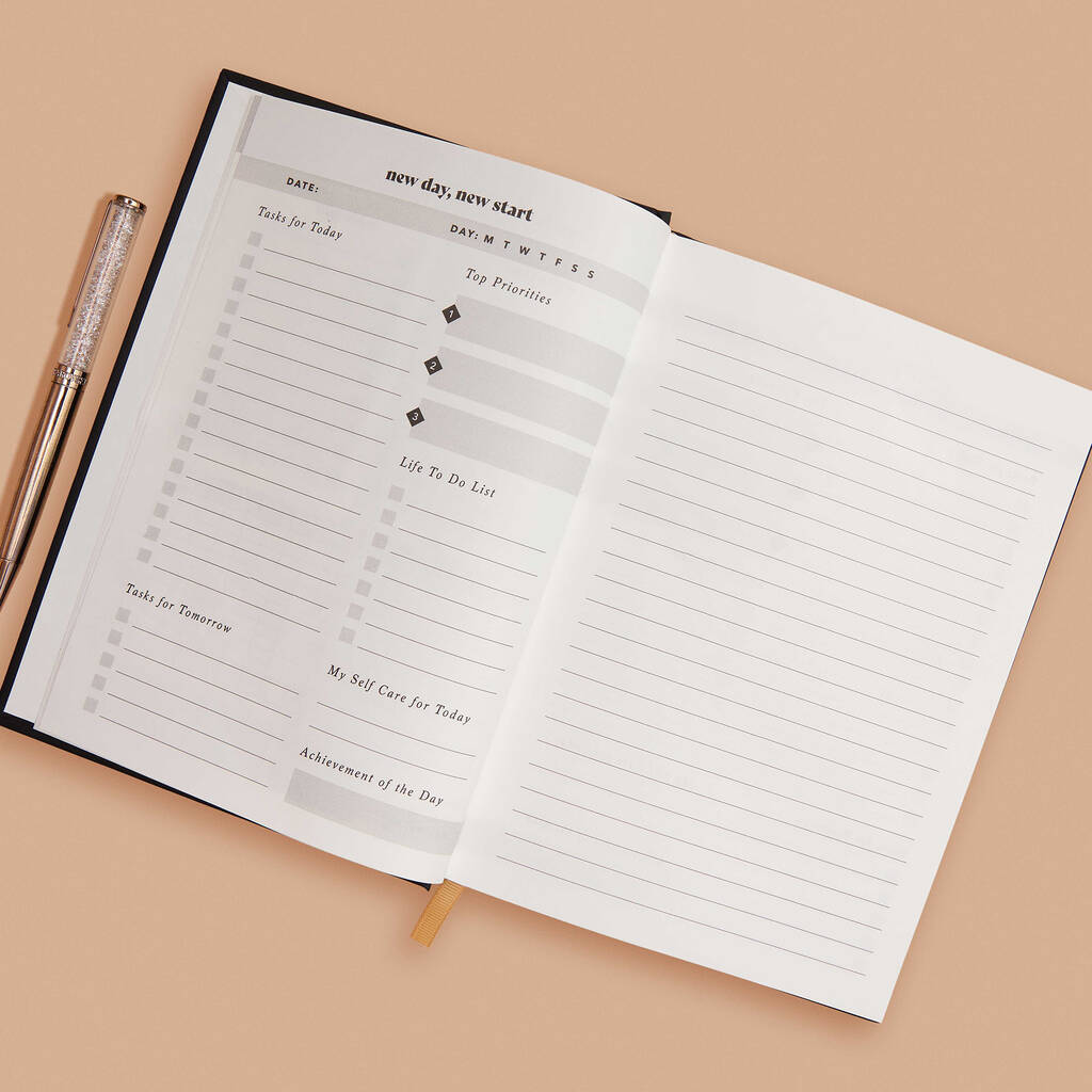 Undated Daily And Weekly Planner Notebook By Betterday Studio