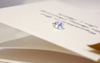 Bedazzled Personalised Crystal Luxury Wedding Card, 2 of 5
