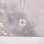 Sterling Silver Compass Necklace Personalised, thumbnail 1 of 6