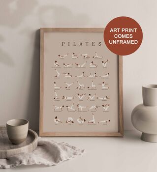 Classical Pilates Art Print A3 Unframed, 2 of 5