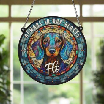 Dachshund Memorial Suncatcher, 3 of 6