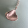 Infinity Small Silver Shell Necklace, thumbnail 5 of 6