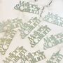 Personalised Wedding Anniversary Name Table Decoration, thumbnail 4 of 10