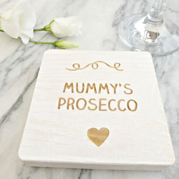 Personalised Prosecco Drink Coaster, 2 of 2