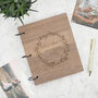 Personalised Wedding Gift For Couple Wreath Scrapbook, thumbnail 9 of 11