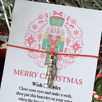 Wish Bracelet With Nutcracker Charm. Go Nuts This Christmas, 3 of 4