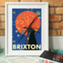 London Prints The Brixton Windmill Art Print, thumbnail 2 of 4