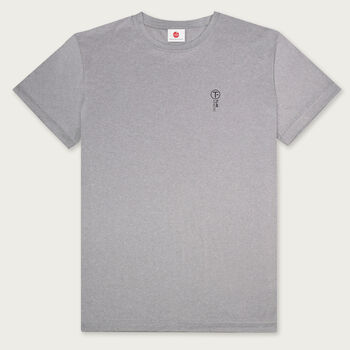 Athletic Grey Sports Activewear T Shirt, 3 of 6
