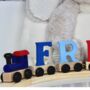 Personalised Bright Coloured Wooden Train, thumbnail 8 of 8