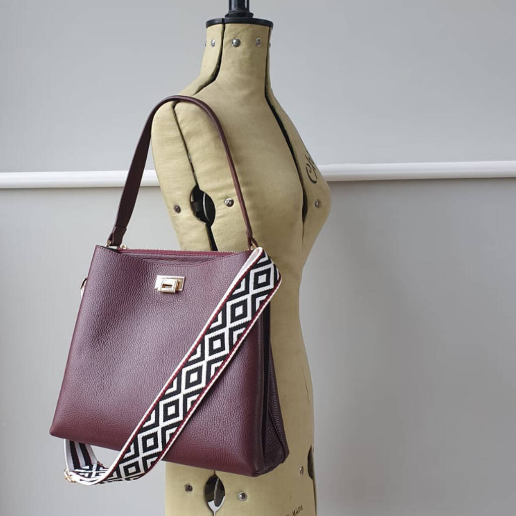 Mulberry Leather Tote Bag And Strap By Apatchy | www.cinemas93.org